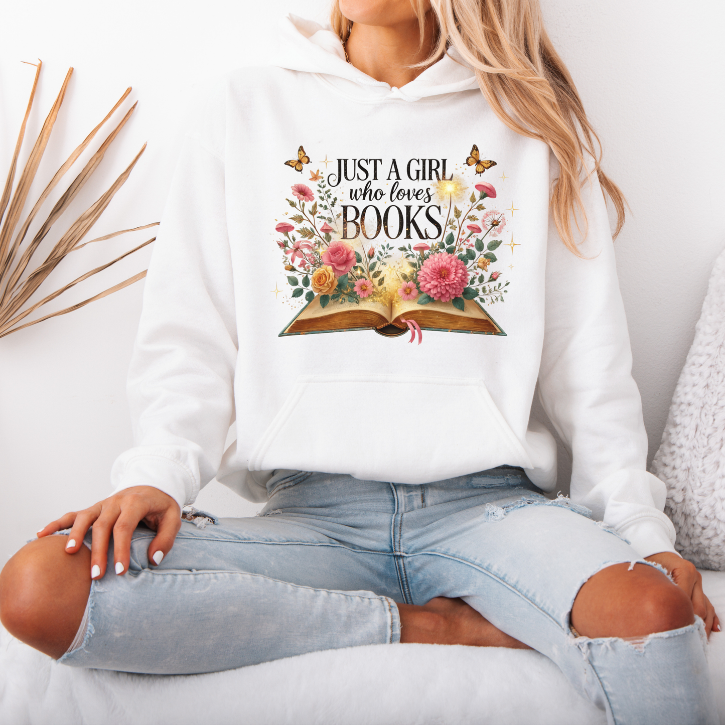 ✨📚 Just a Girl Who Loves Books 
 Luxuriously Thick Hoodie✨