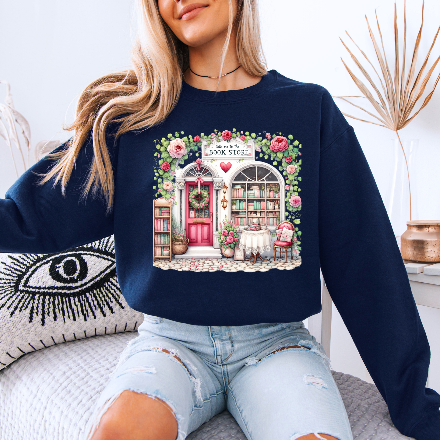 🏡📚 Welcome to the Bookstore
Organic Cotton Sweatshirt
