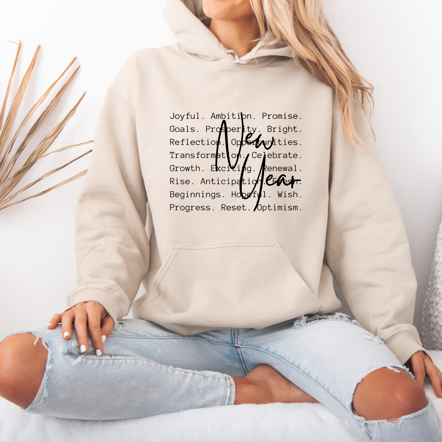 🌷 Positive Intentions New Year 
 Luxuriously Thick Hoodie✨