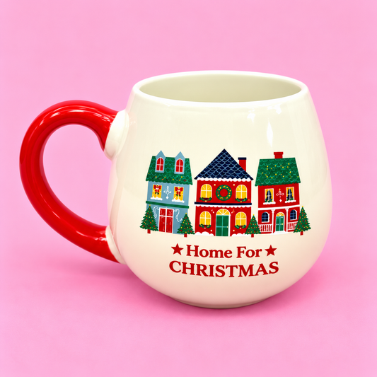 🎄🏠 Home for Christmas Mug & Cosy Socks Gift Set 17 oz ❤️✨