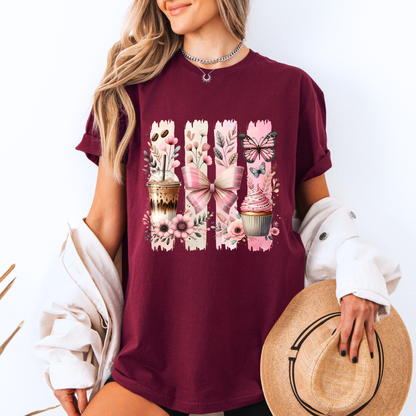 🎀☕ Bow & Coffee Club t-shirt 💕