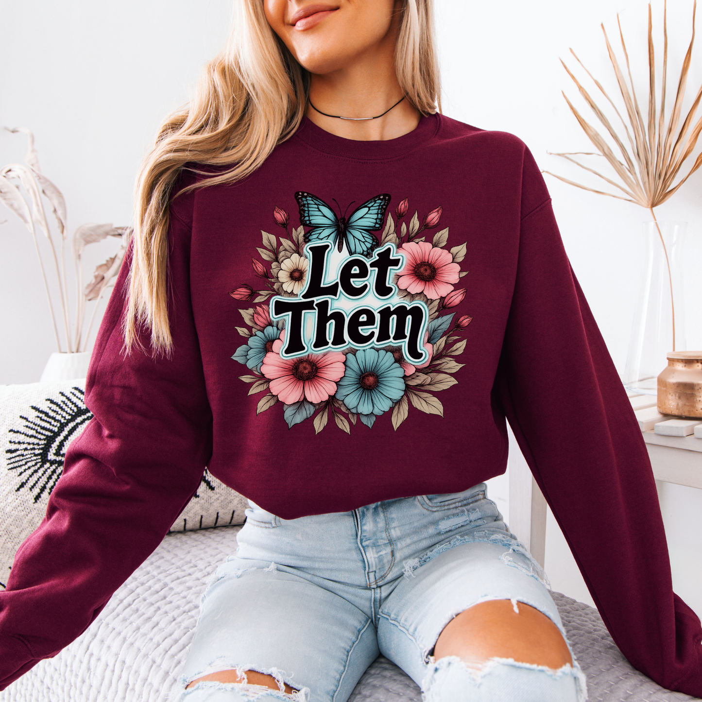 🦋🌸 Let Them✨🌿
Organic Cotton Sweatshirt