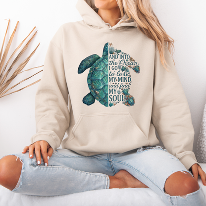 🐢🌊 Into The Ocean Sea Turtle Cozy Hoodie ✨
