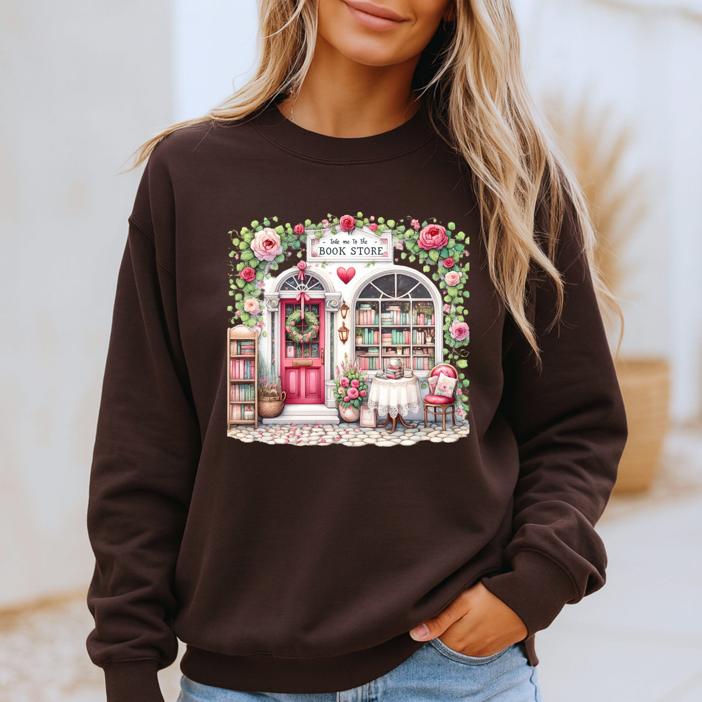 🏡📚 Welcome to the Bookstore
Organic Cotton Sweatshirt