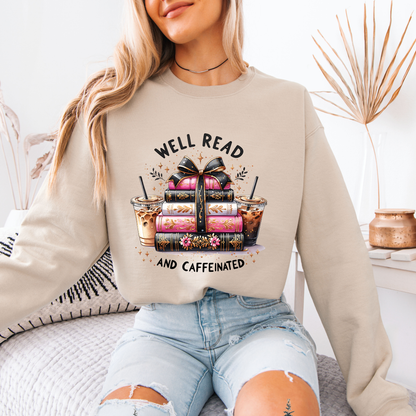 📚☕ Well Read & Caffeinated Sweatshirt ✨