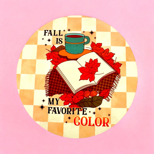 🍁 Fall Is My Favorite Color Coaster 🎃☕