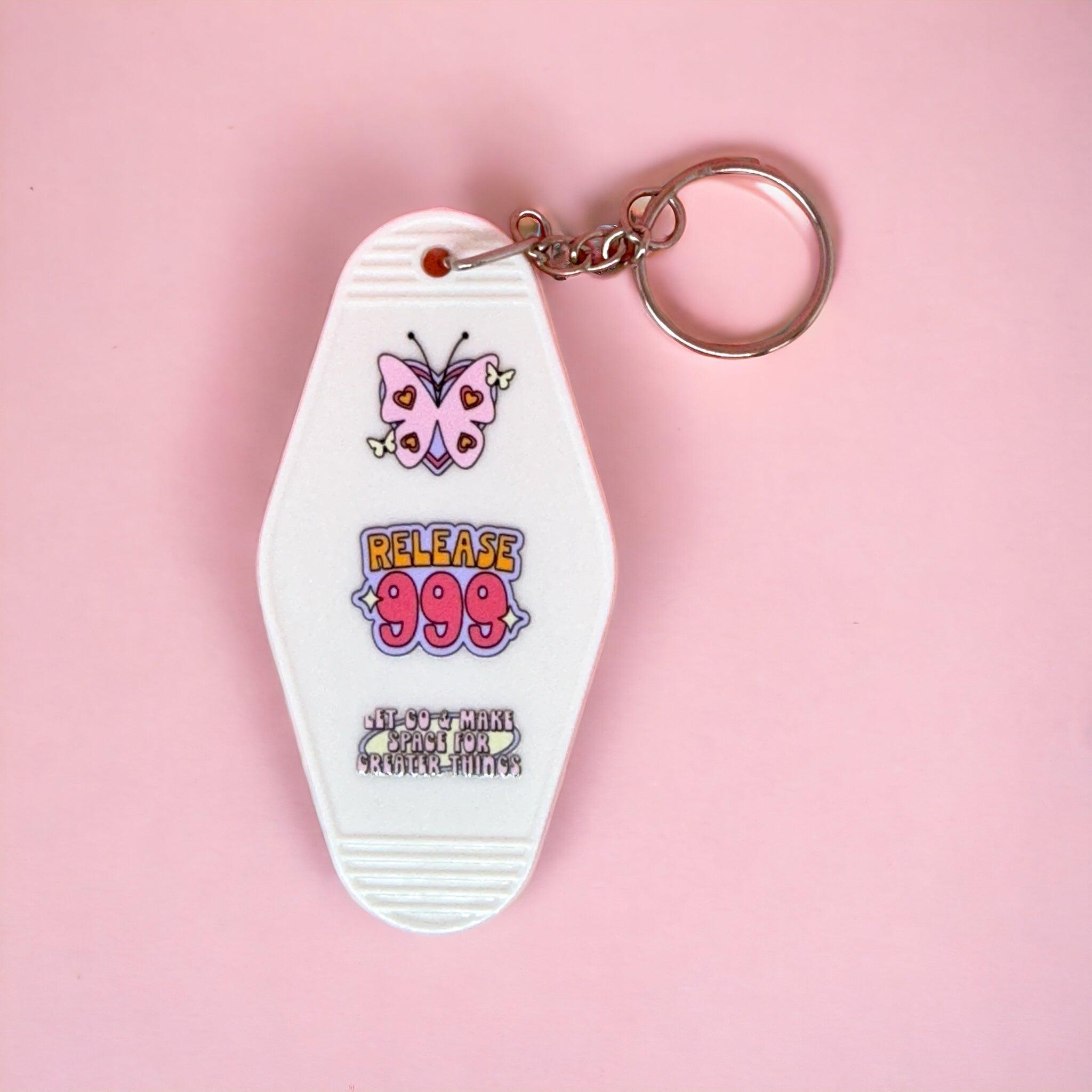 Angel Numbers Motel Keyring