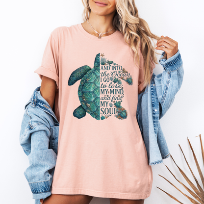 🐢🌊 Into The Ocean Sea Turtle t-shirt