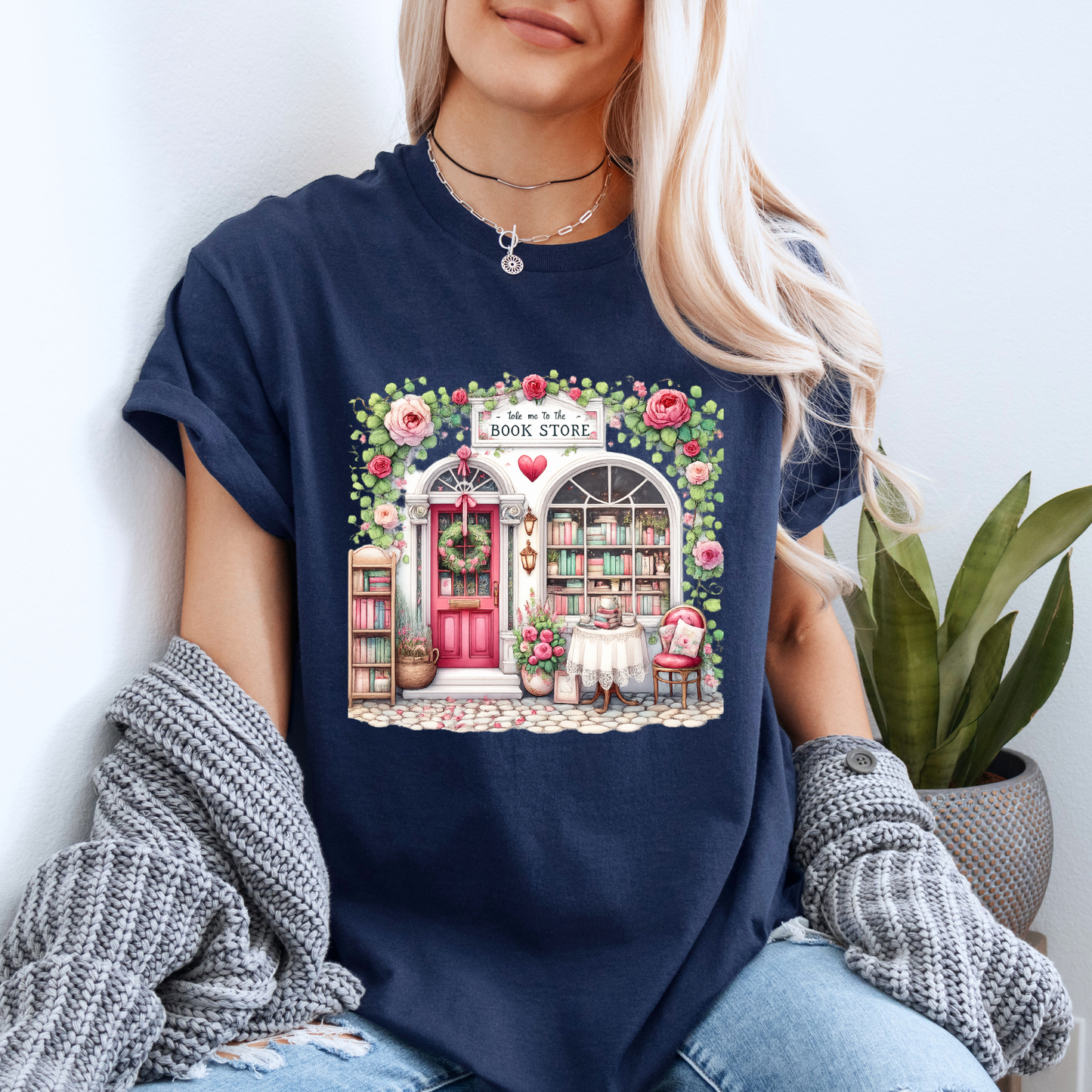 🏡📚 Welcome to the Bookstore
 100% Organic Cotton T-Shirt