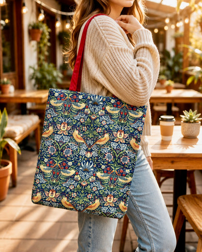 William Morris Strawberry Thief Tote Bag 🌿🐦