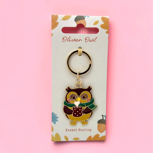 🦉Oliver Owl Enamel Keyring✨