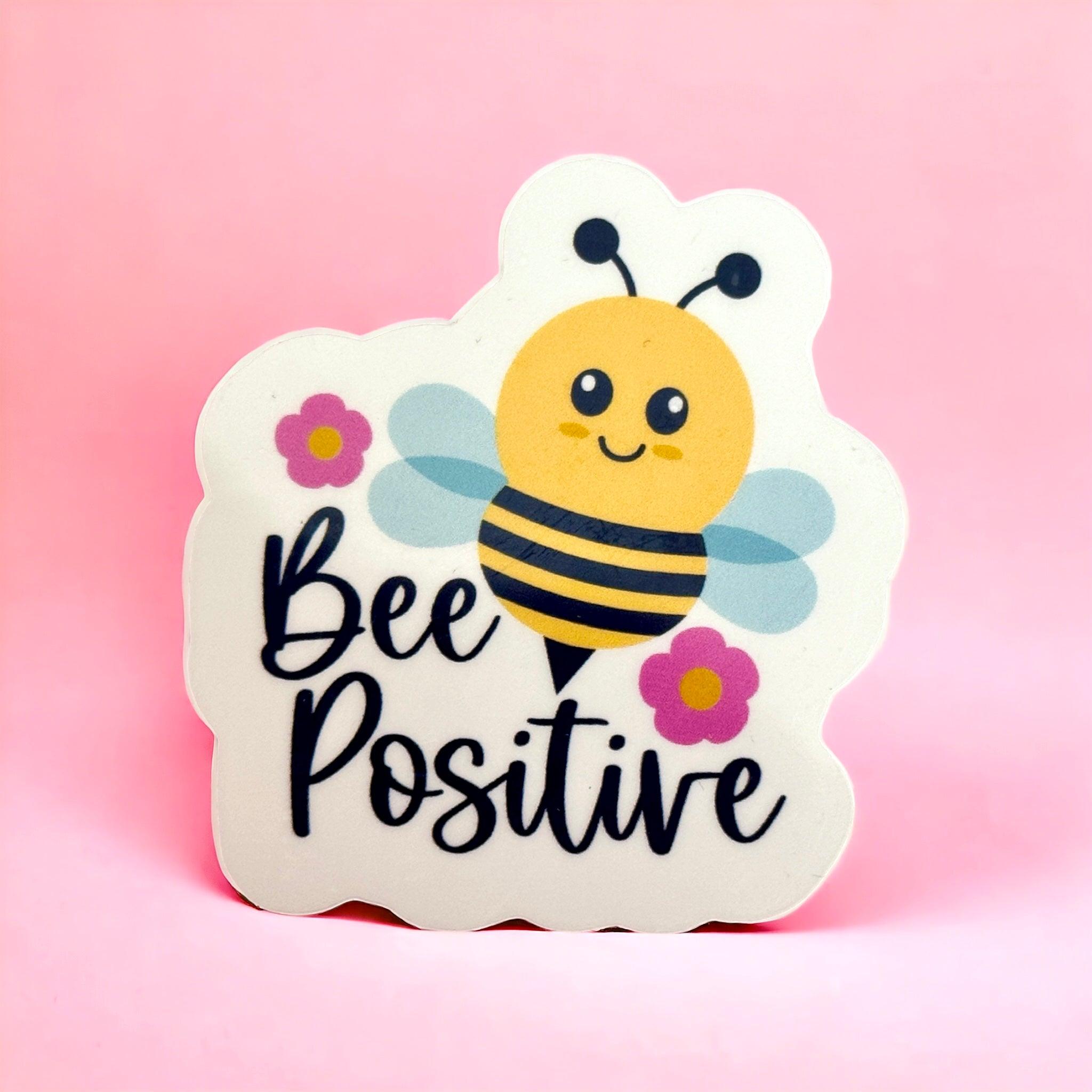 Vinyl Sticker ‘Bee Positive’