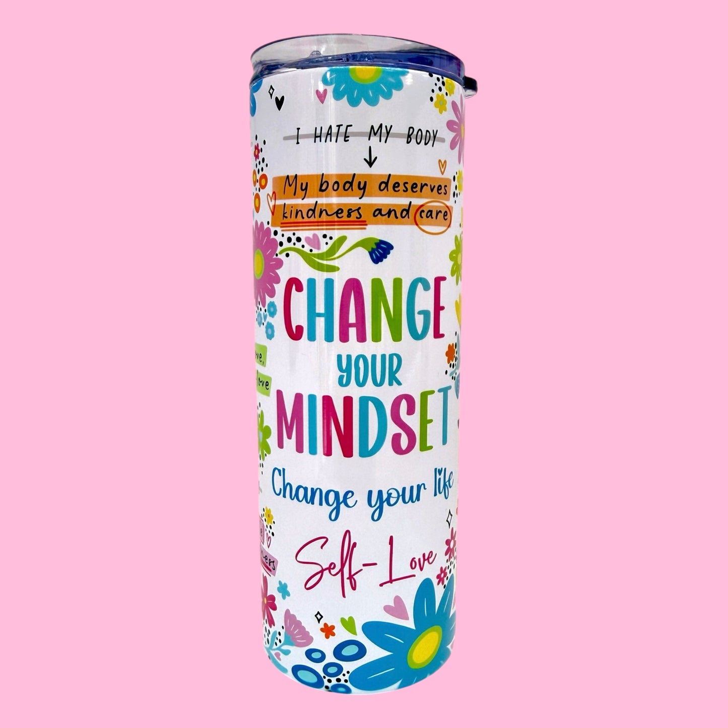 🌸Change Your Mindset 20oz Tumbler✨