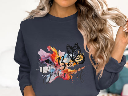 Be Yourself Cotton Sweatshirt