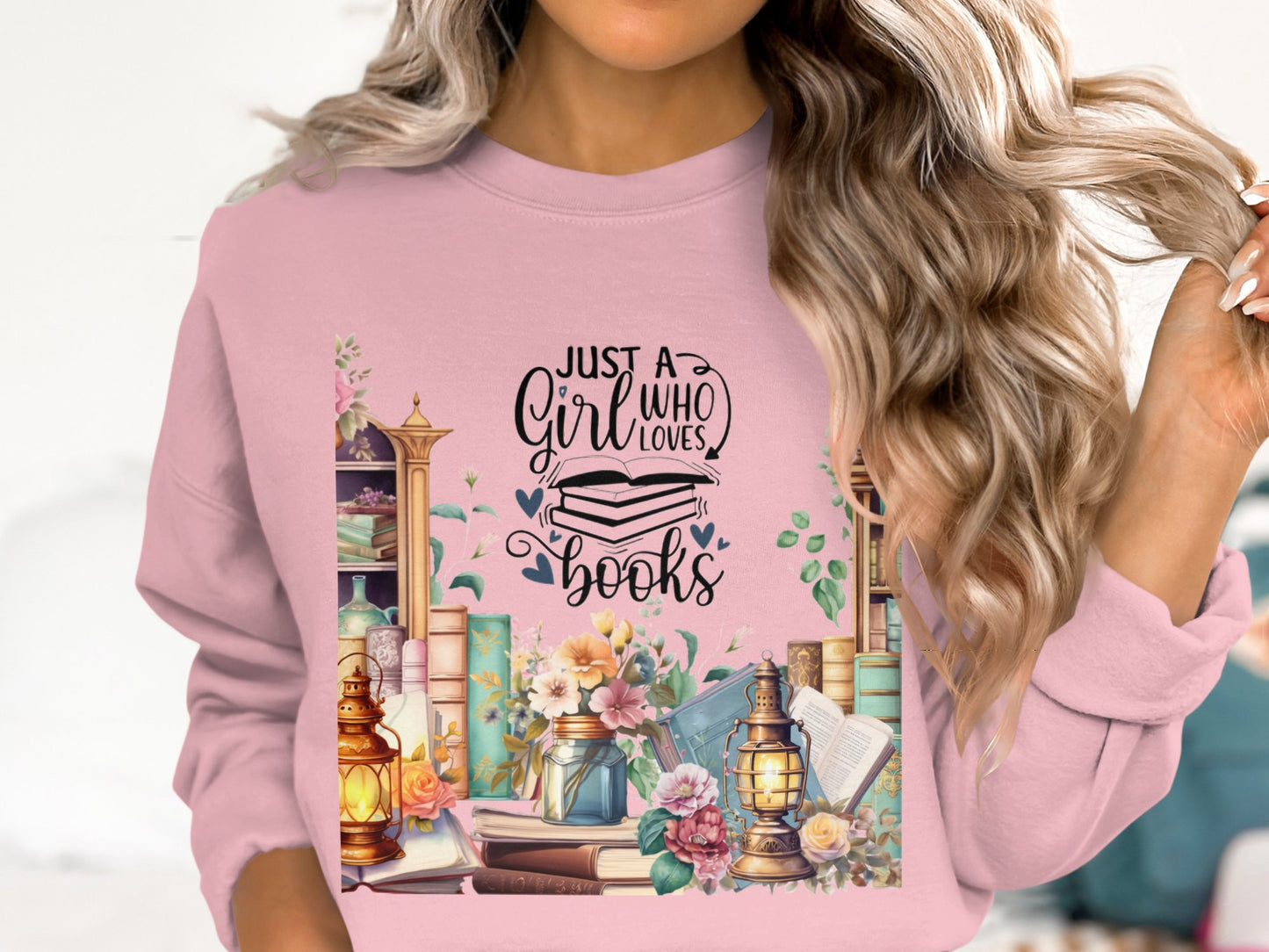 Library Dreams Cotton Sweatshirt