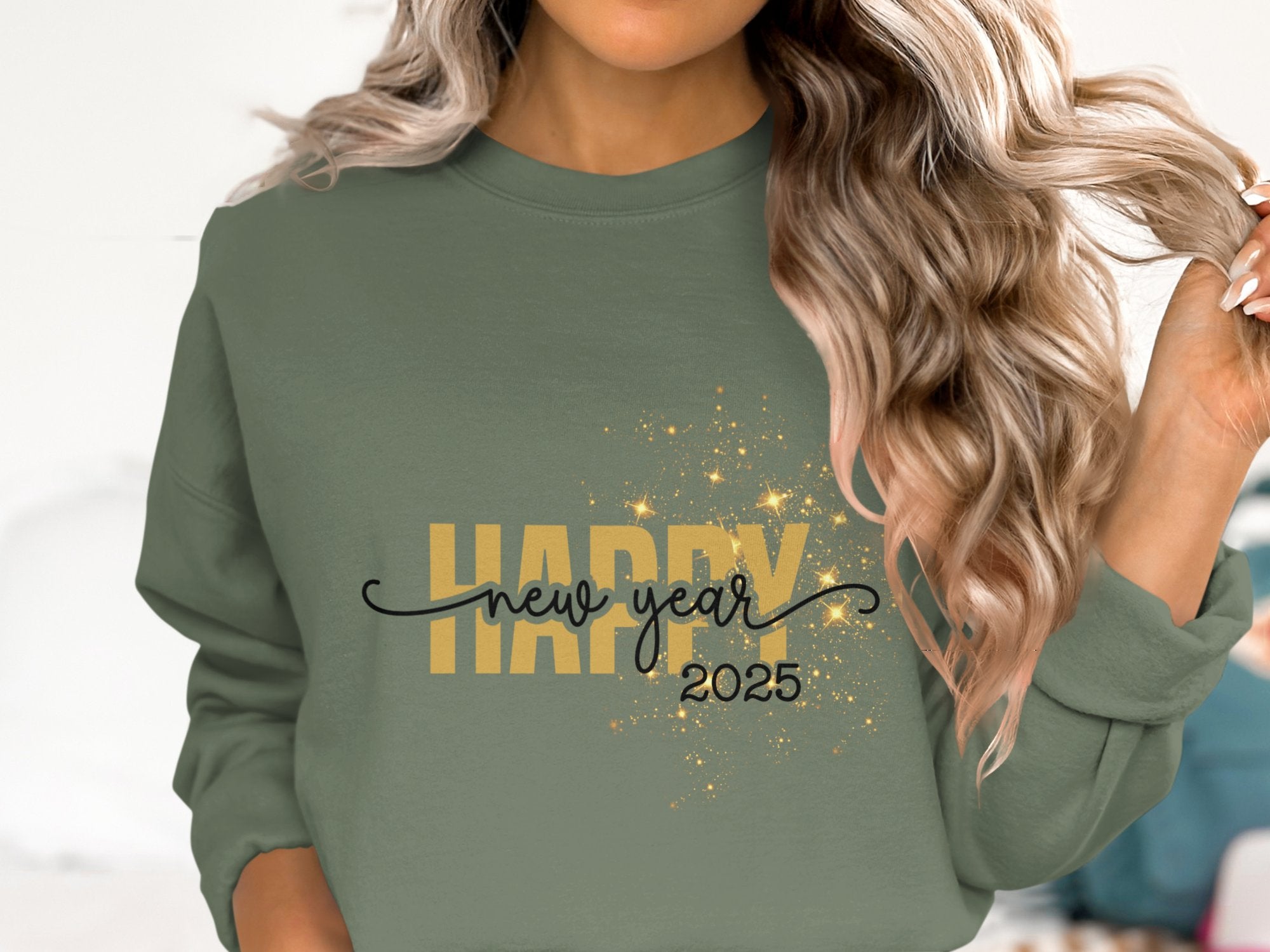 Happy 2025 Cotton Sweatshirt