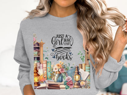 Library Dreams Cotton Sweatshirt