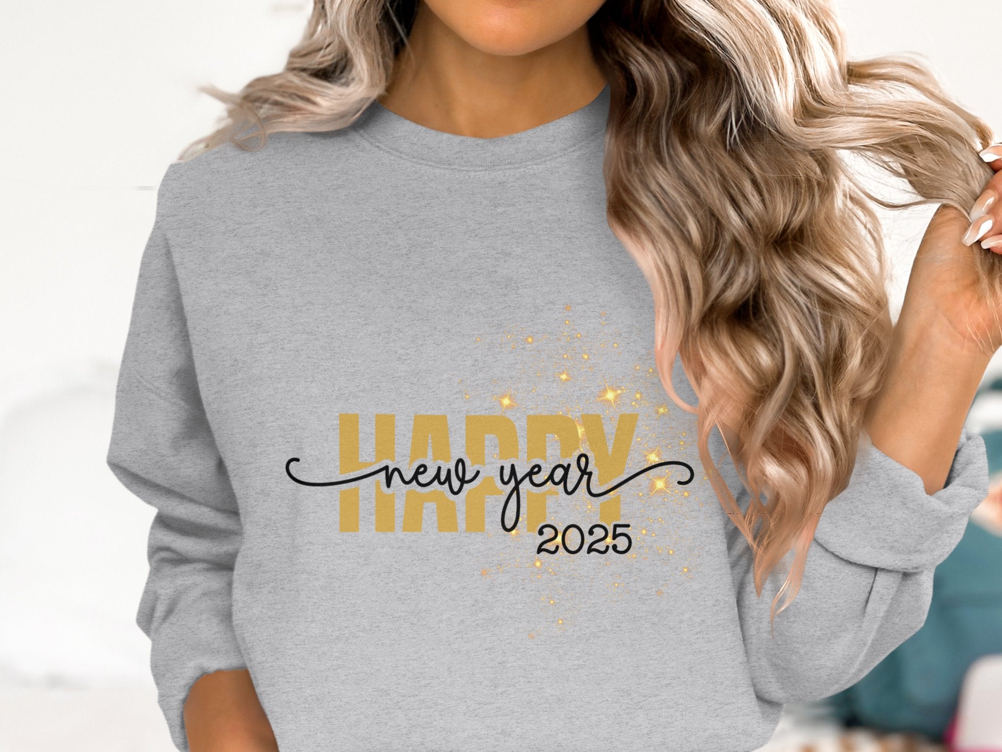 Happy 2025 Cotton Sweatshirt