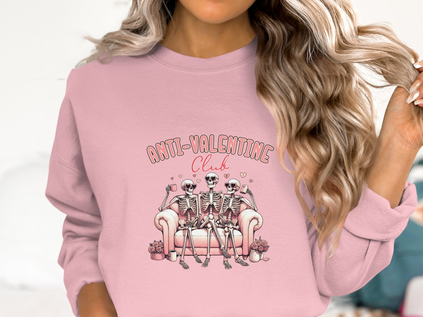 ANTI-VALENTINE - Cotton Sweatshirt