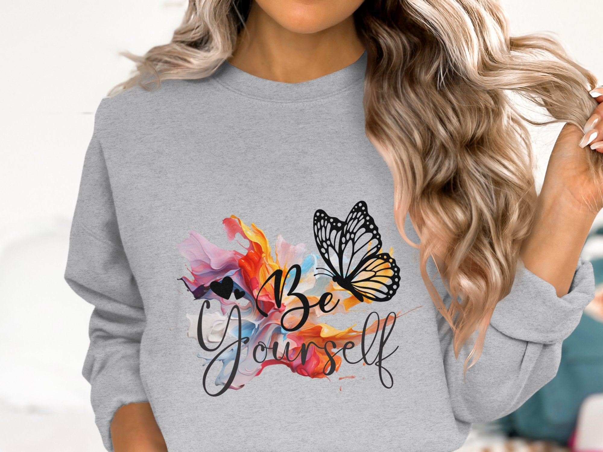 Be Yourself Cotton Sweatshirt