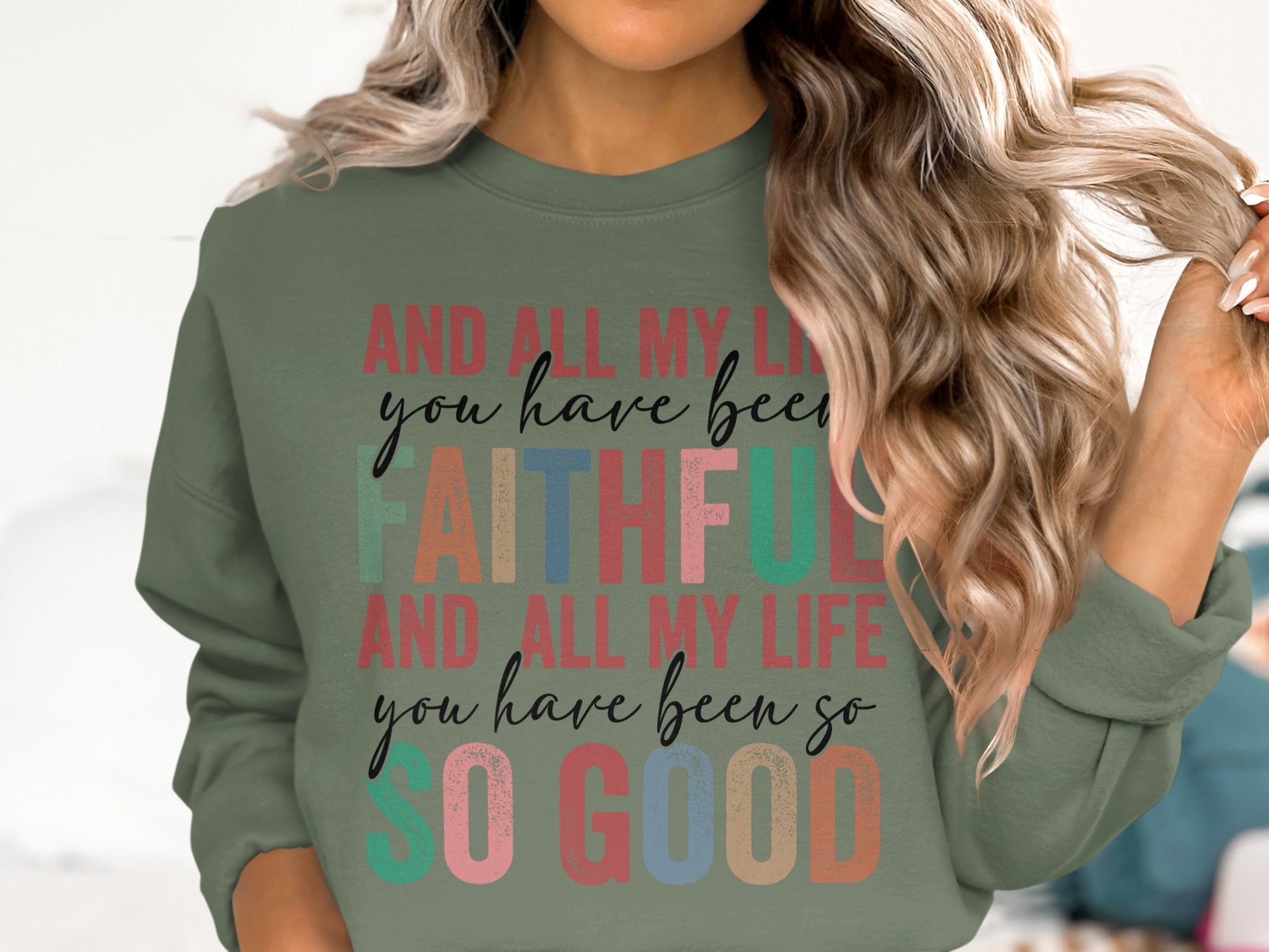 Faithful Cotton Sweatshirt