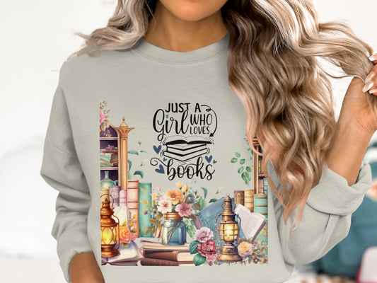 Library Dreams Cotton Sweatshirt