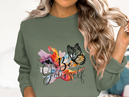 Be Yourself Cotton Sweatshirt