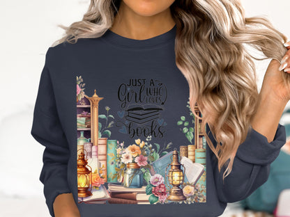 Library Dreams Cotton Sweatshirt