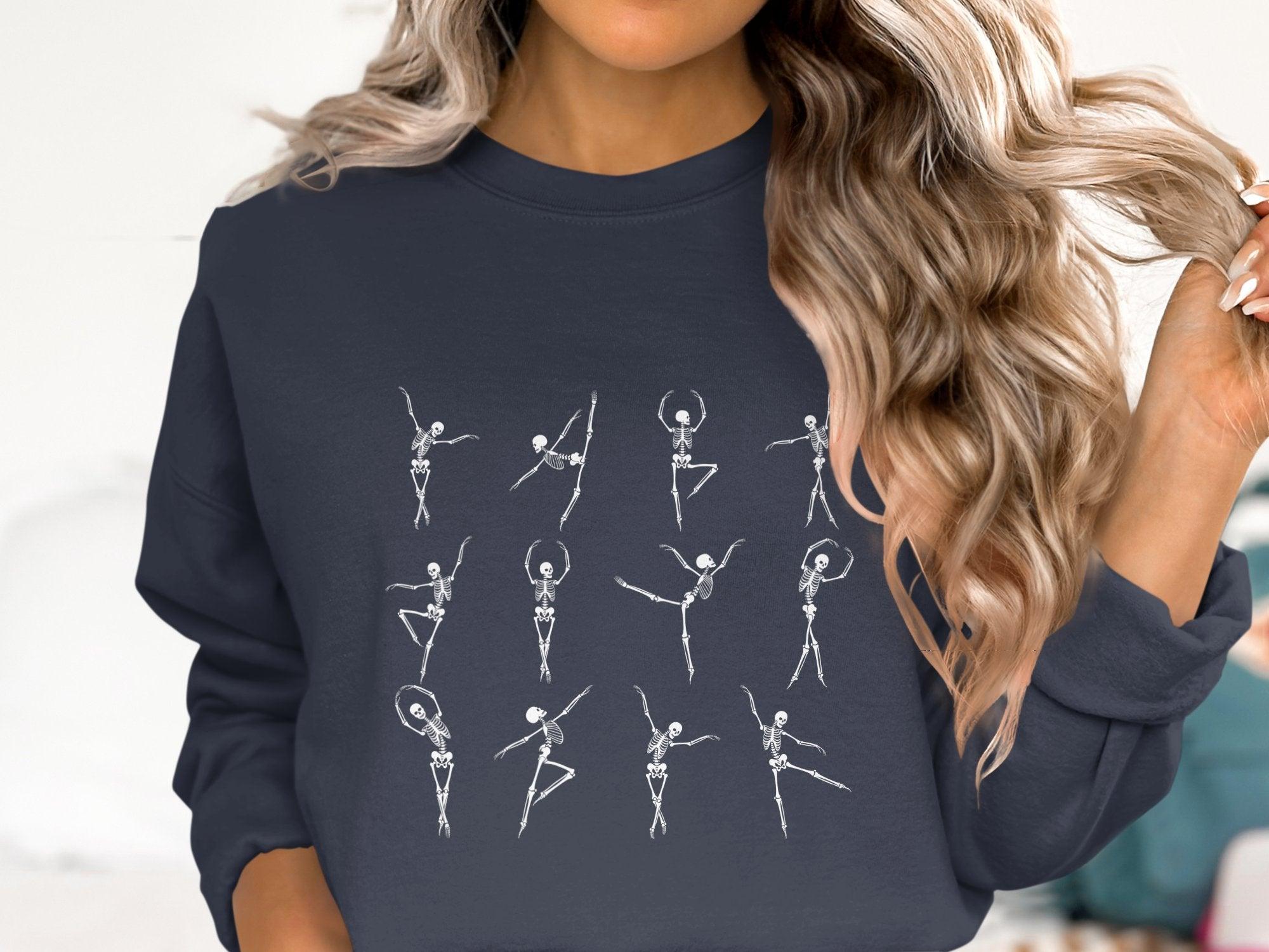 Dancing Skeleton 2 Cotton Sweatshirt