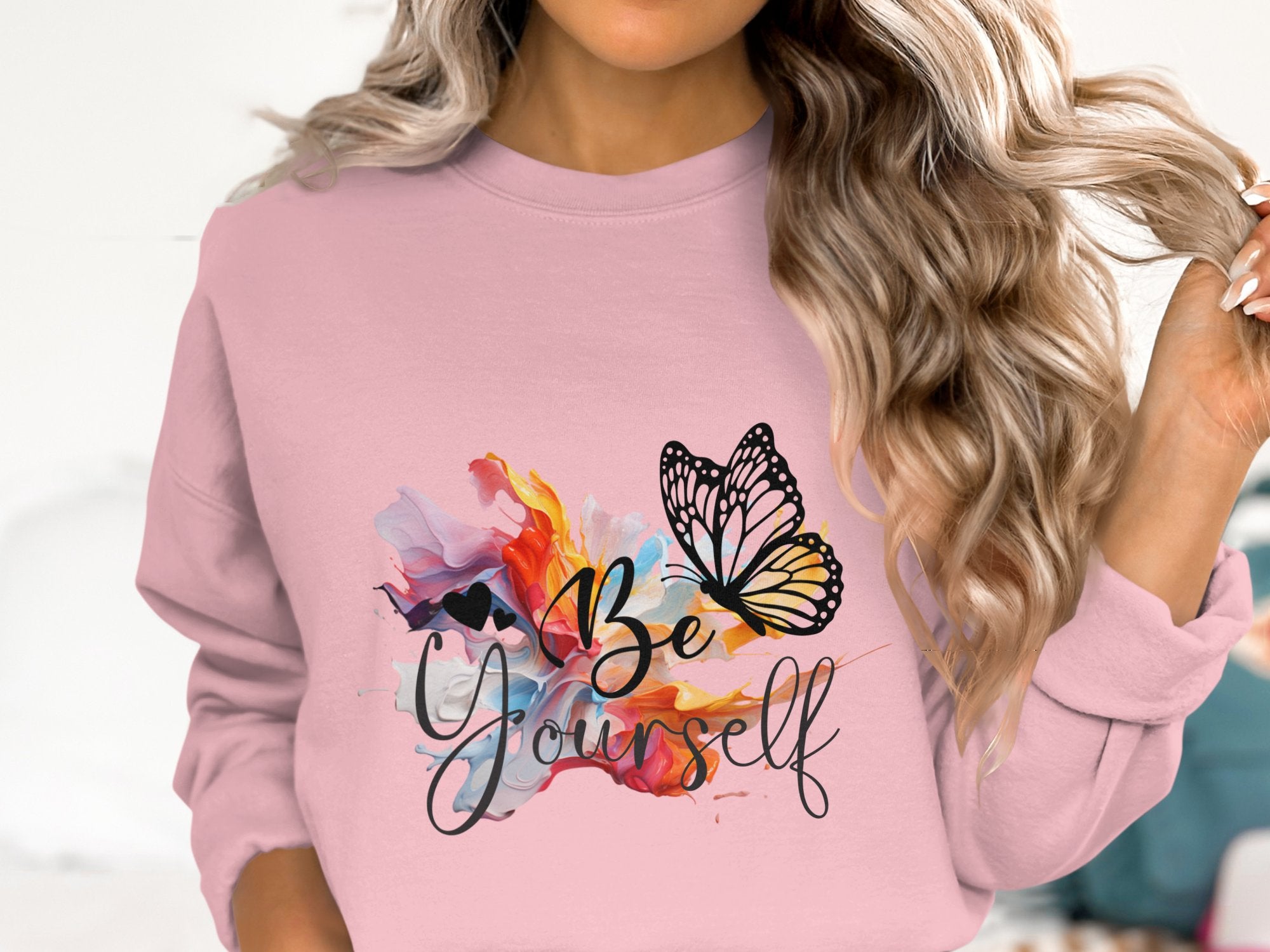 Be Yourself Cotton Sweatshirt