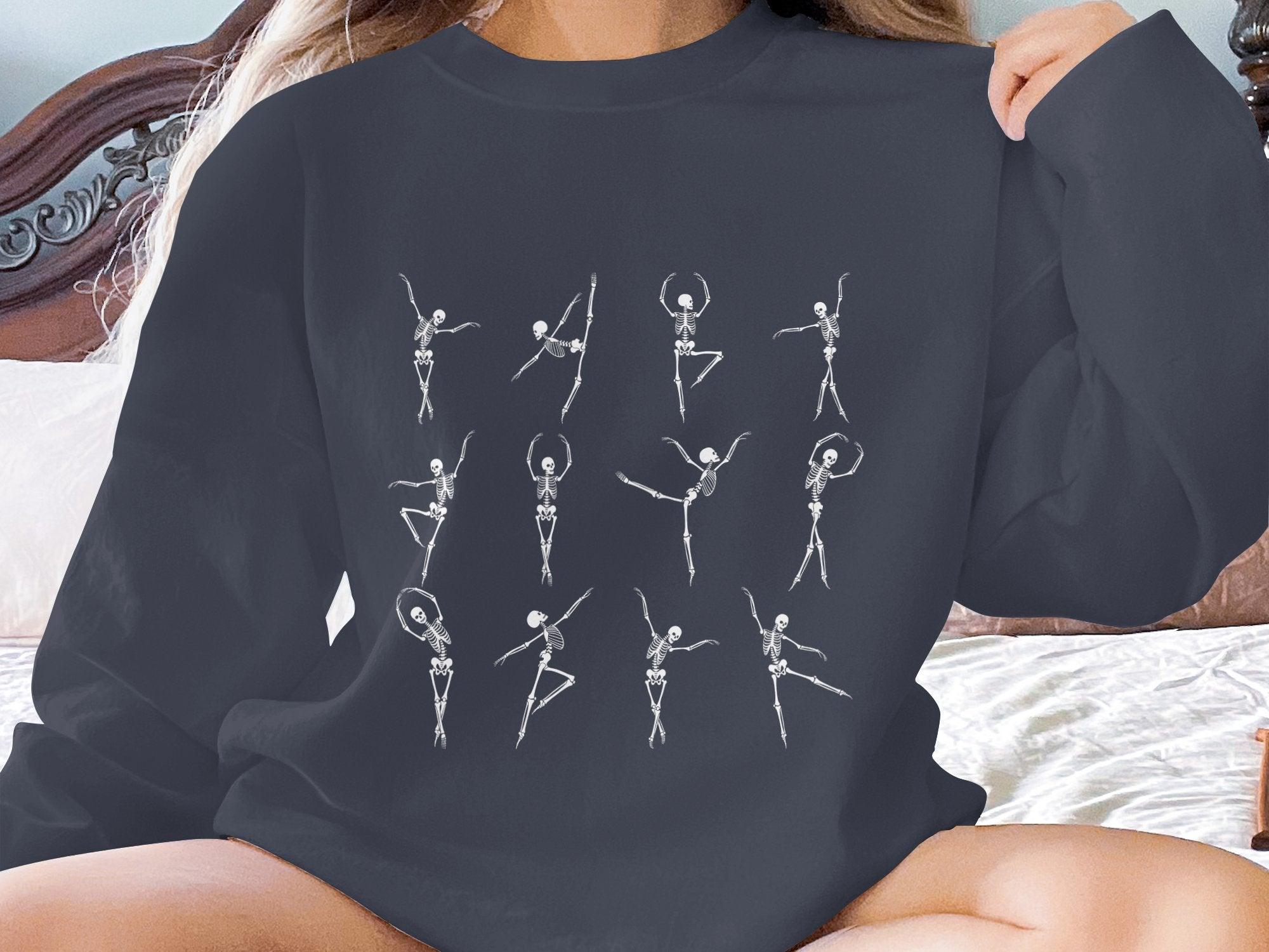 Dancing Skeleton 2 Cotton Sweatshirt