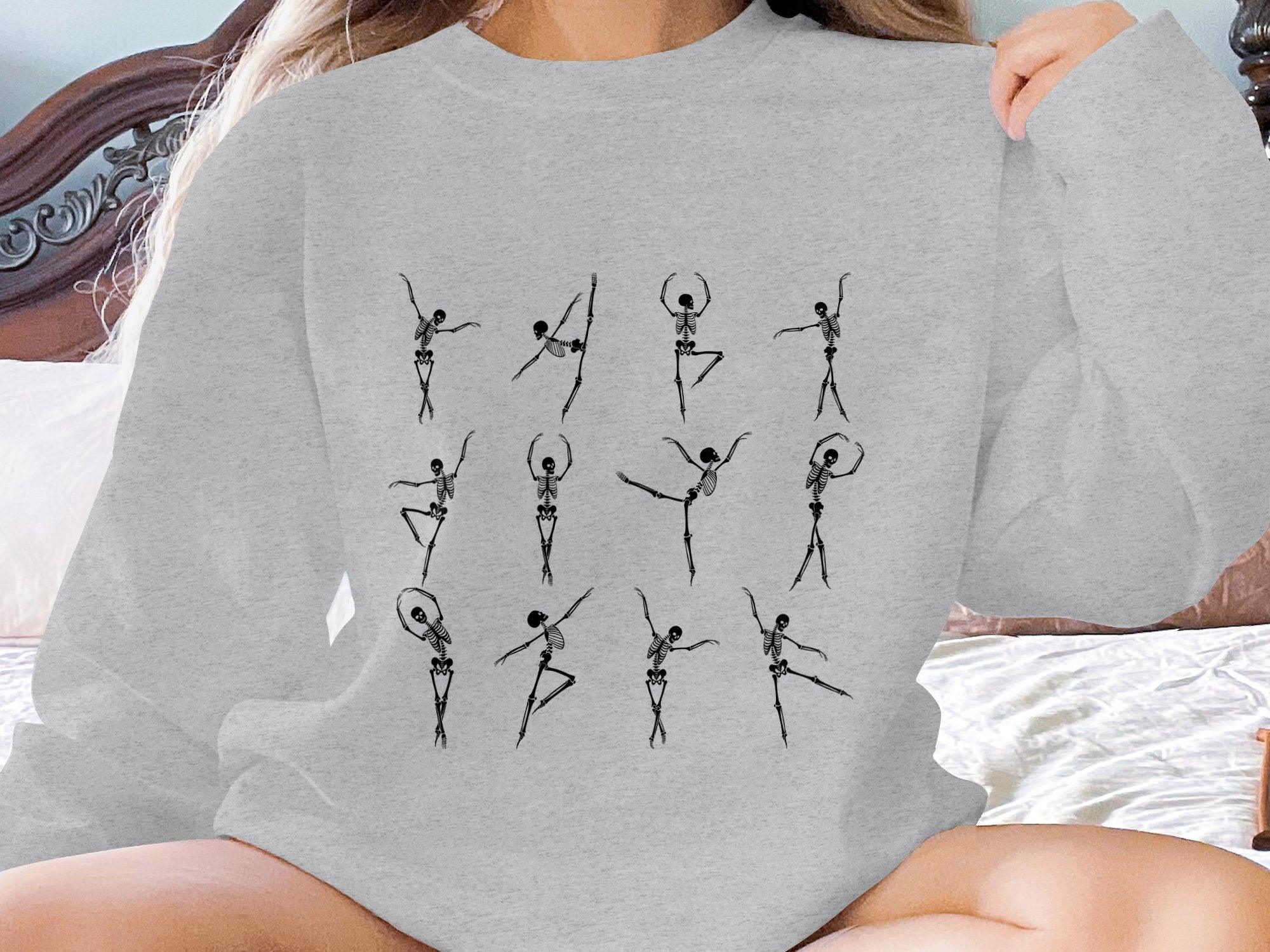 Dancing Skeleton 1 Cotton Sweatshirt