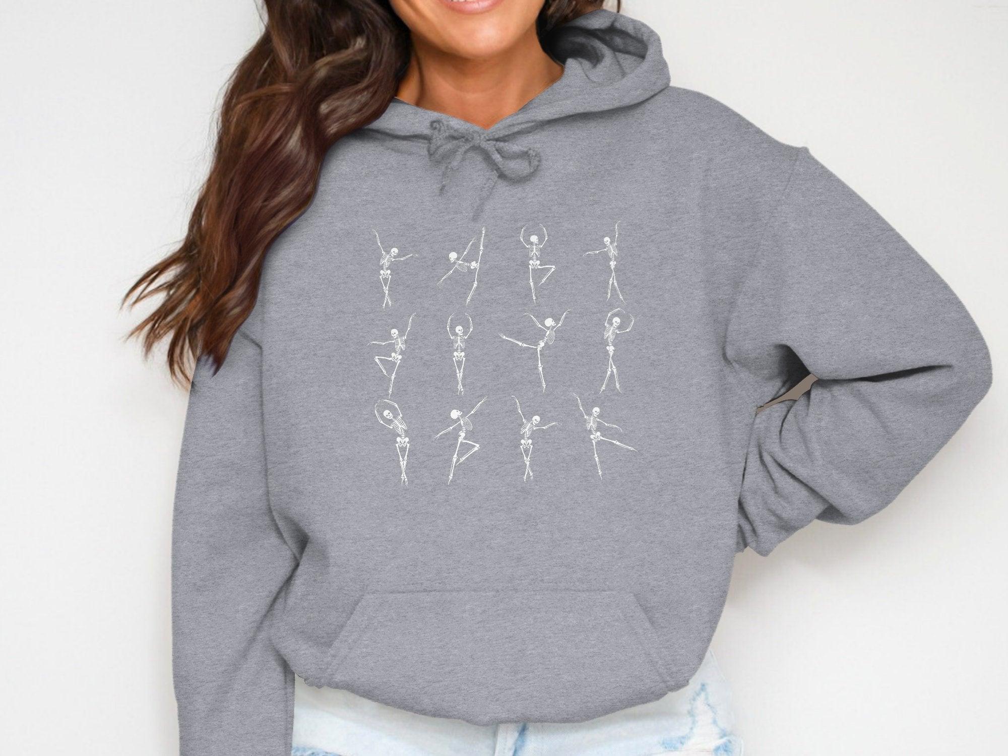 Dancing Skeleton 2 Organic Cotton Hoodie