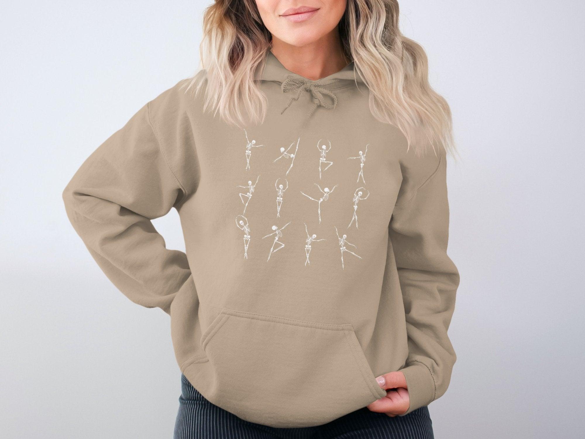 Dancing Skeleton 2 Organic Cotton Hoodie