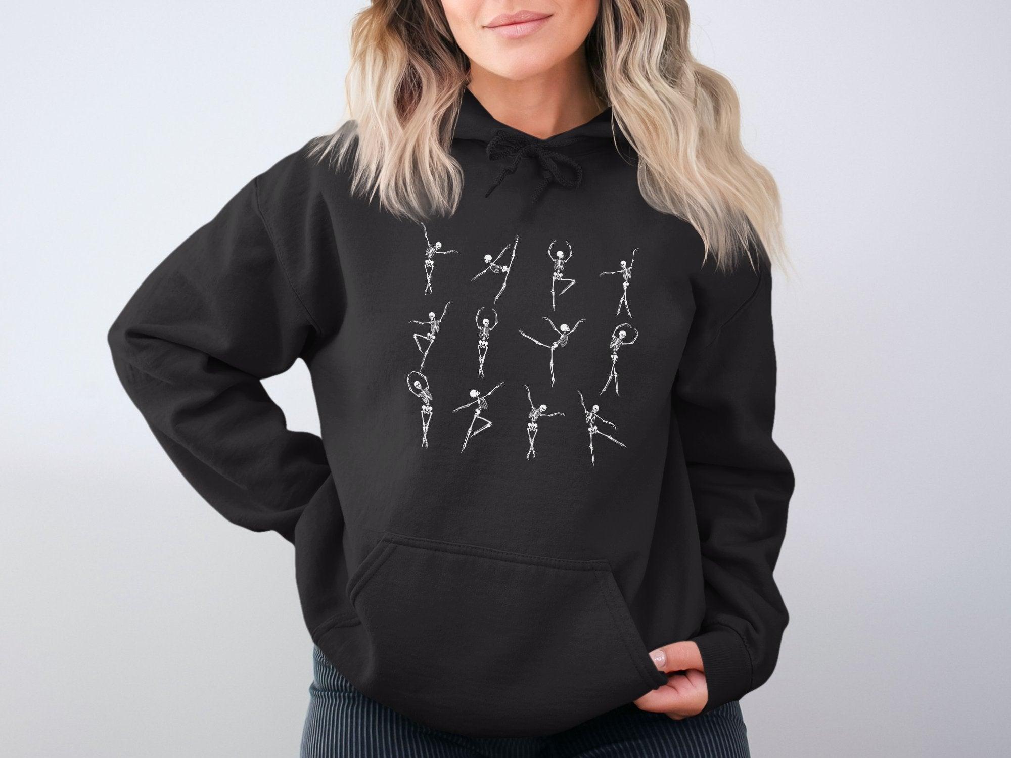 Dancing Skeleton 2 Organic Cotton Hoodie