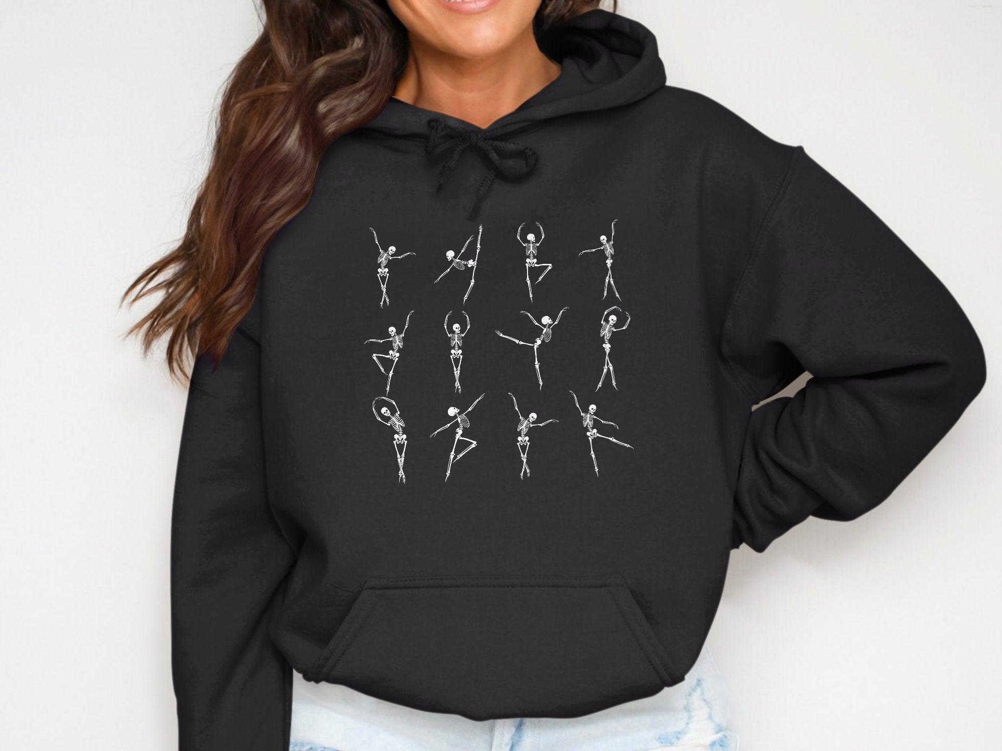 Dancing Skeleton 2 Organic Cotton Hoodie