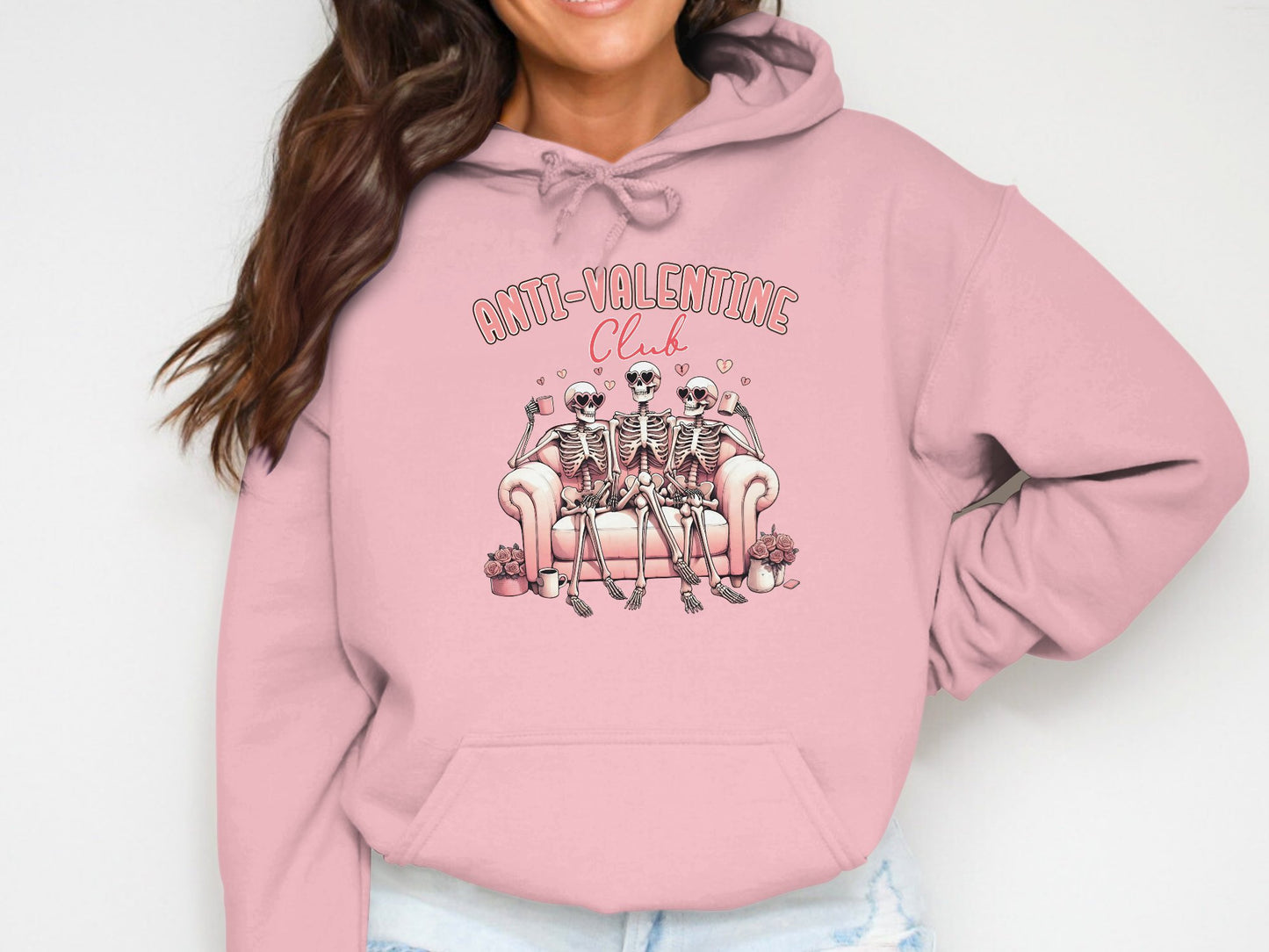 ANTI-VALENTINE - Cotton Hoodie