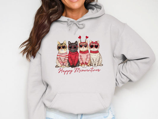 Purr-fect Meowentine - Cotton Hoodie