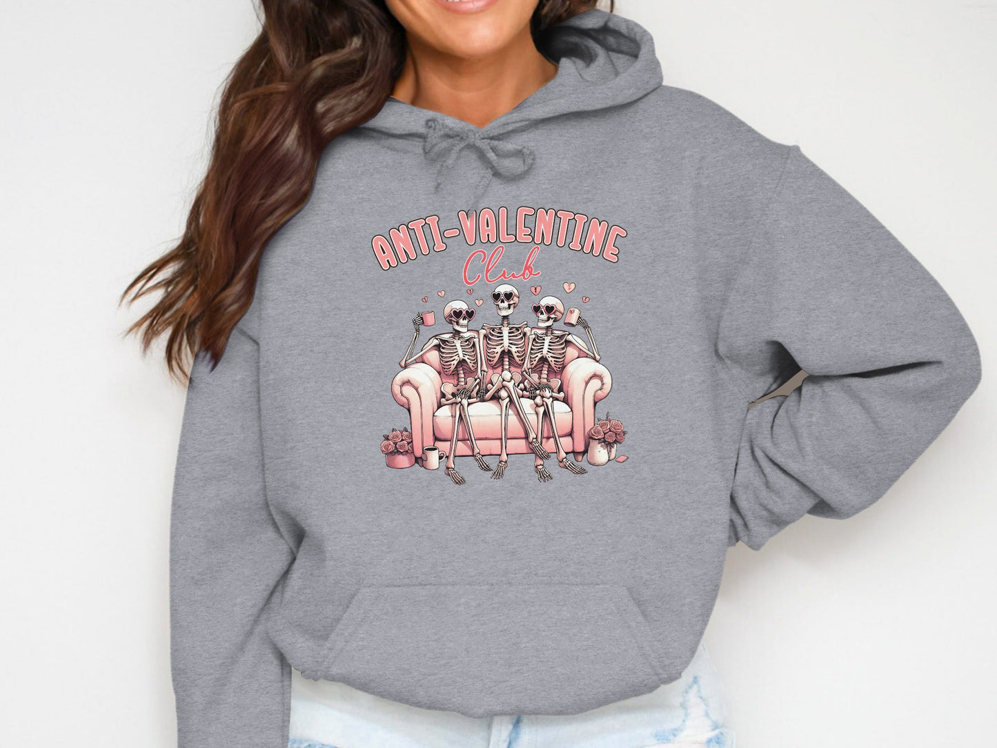 ANTI-VALENTINE - Cotton Hoodie