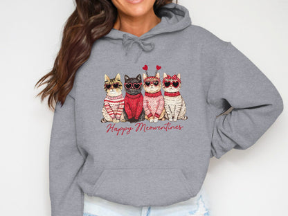 Purr-fect Meowentine - Cotton Hoodie