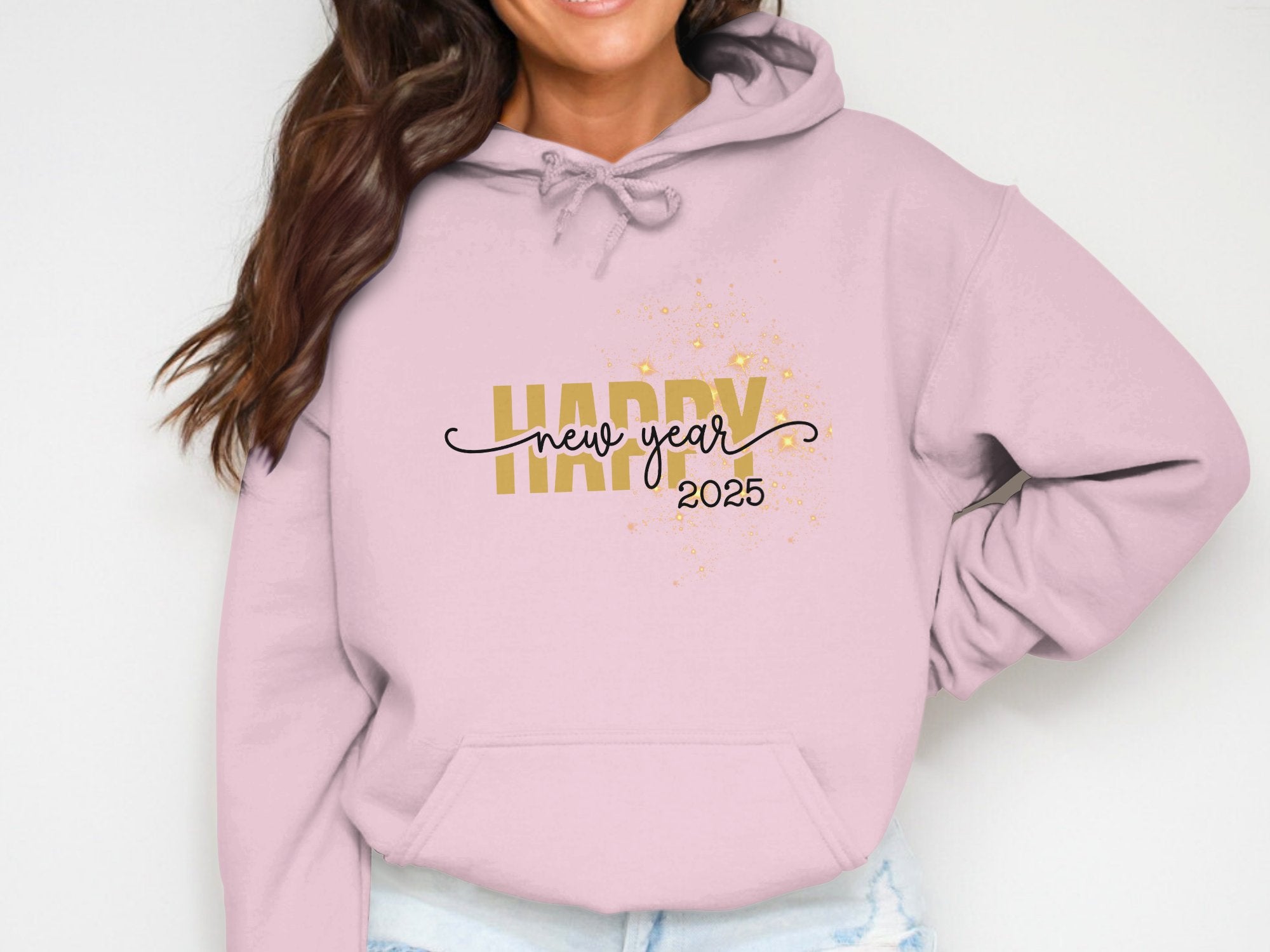 Happy 2025 Cotton Hoodie