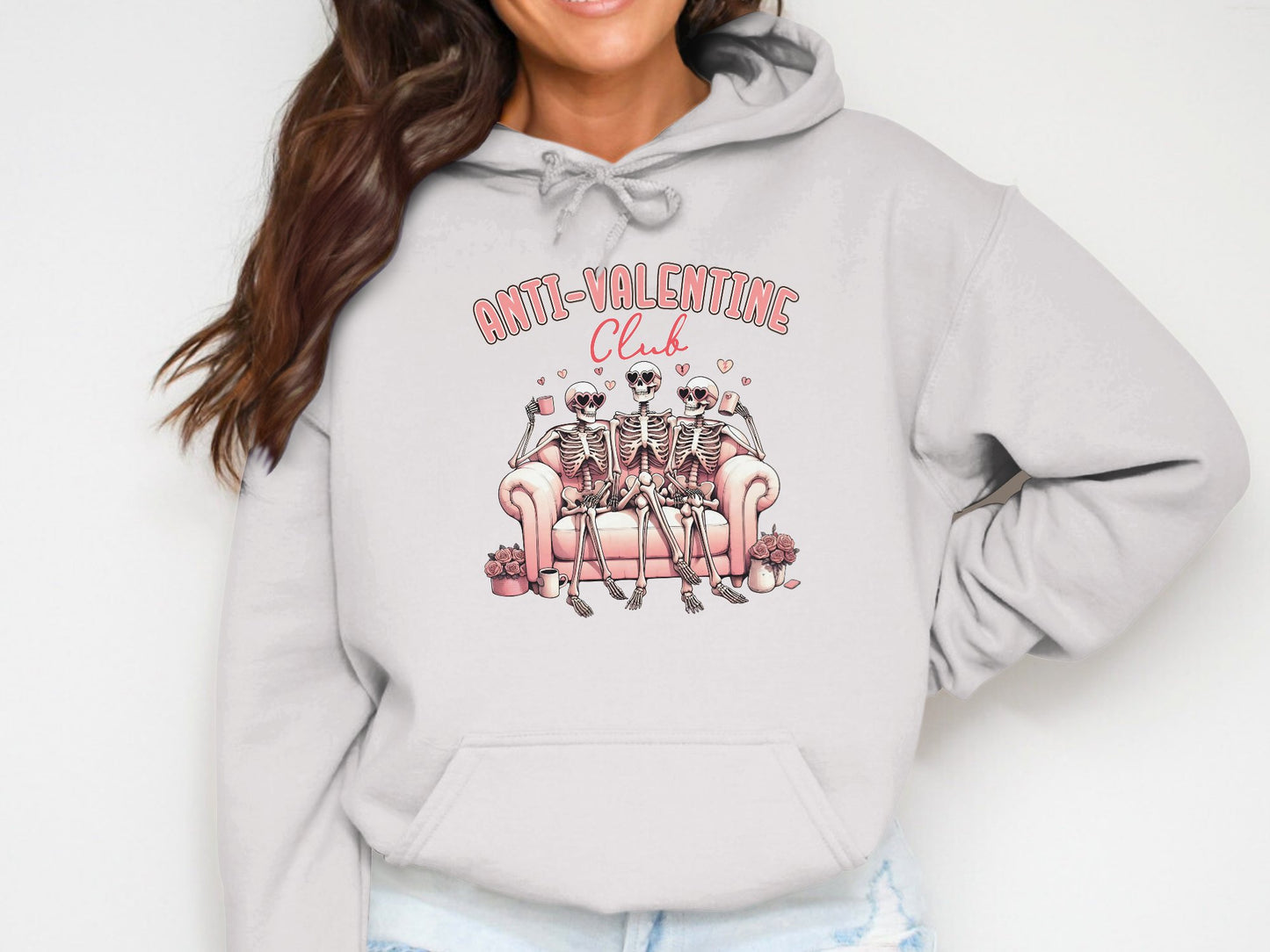 ANTI-VALENTINE - Cotton Hoodie