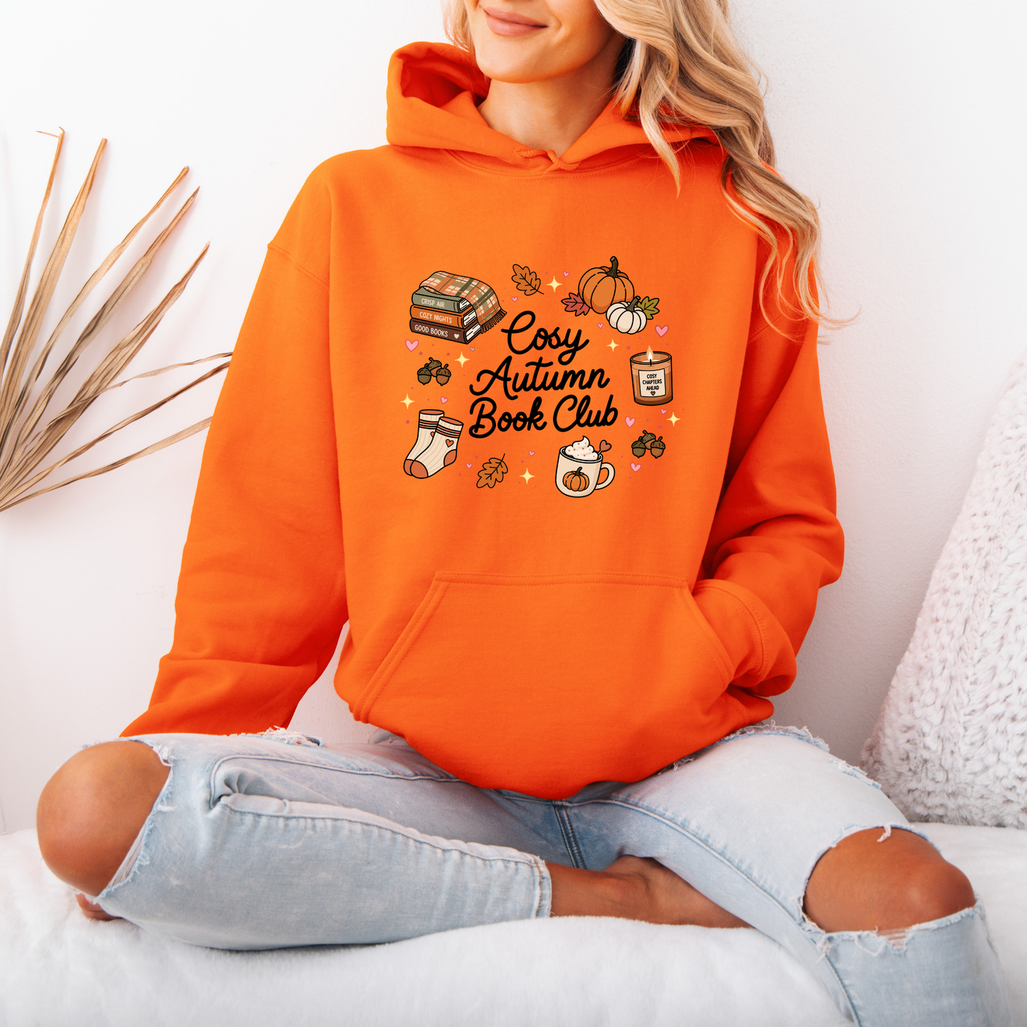 Cosy Autumn Book Club Hoodie 📚🍂
