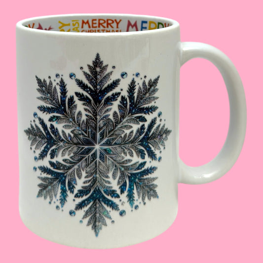 ✨ Frosted Snowflake Magic Mug 11oz✨