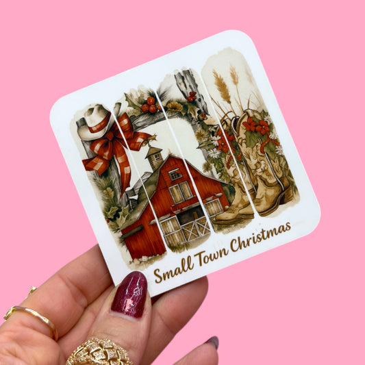 🎄 Small Town Christmas Coaster 🎄