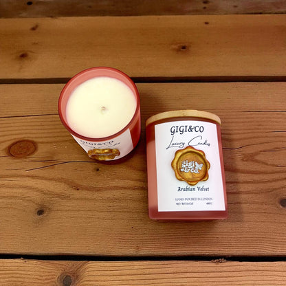 Arabian Velvet – Luxury Scented Candle ✨🕯️