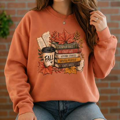 🍂 Autumn Stories Bookish Sweatshirt 📚