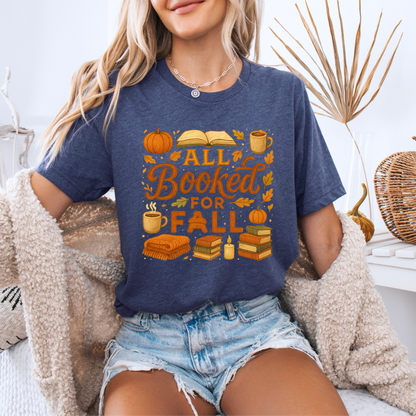 📚🍁 All Booked for Fall Tee 🍂☕
 100% Organic cotton