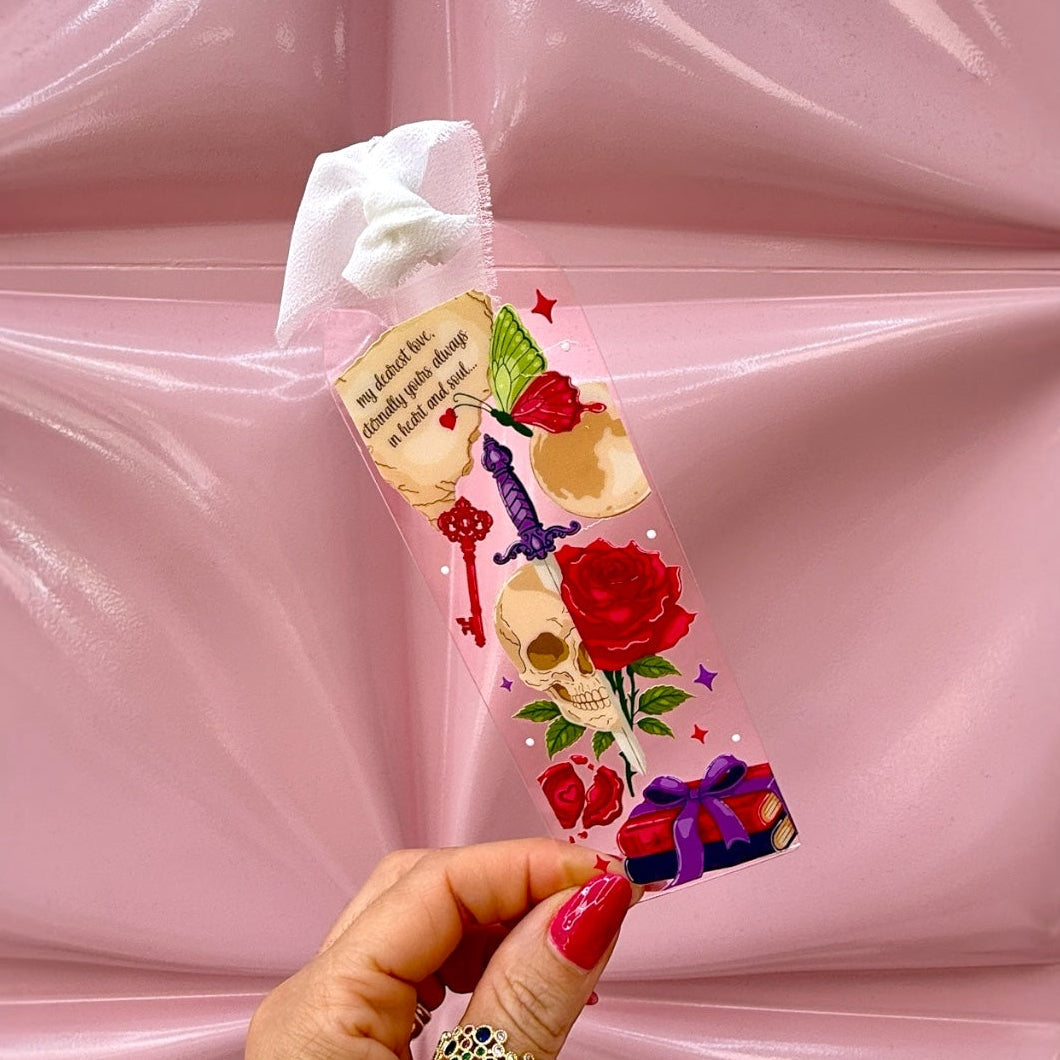 🥀📚Enchanted Dark Romance Acrylic Bookmark