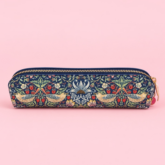 🍓 William Morris Strawberry Thief Pencil Case✨